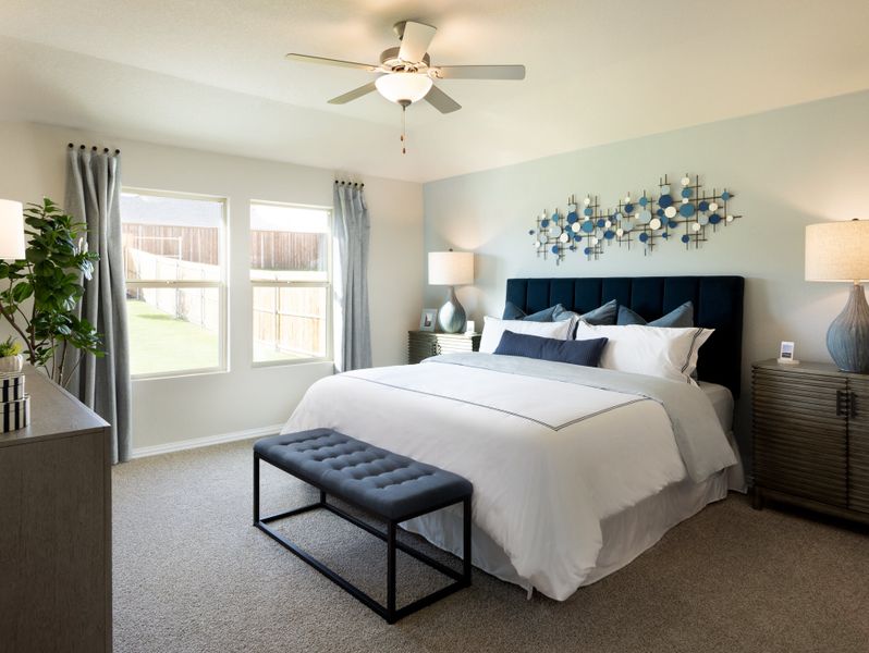 Enjoy the primary oasis in the Henderson floorplan.