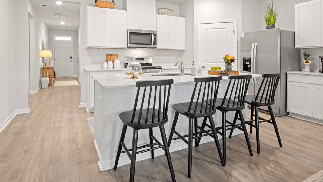 Furnished interior view inside a new home in Timberwalk, Cookeville (Image 11).