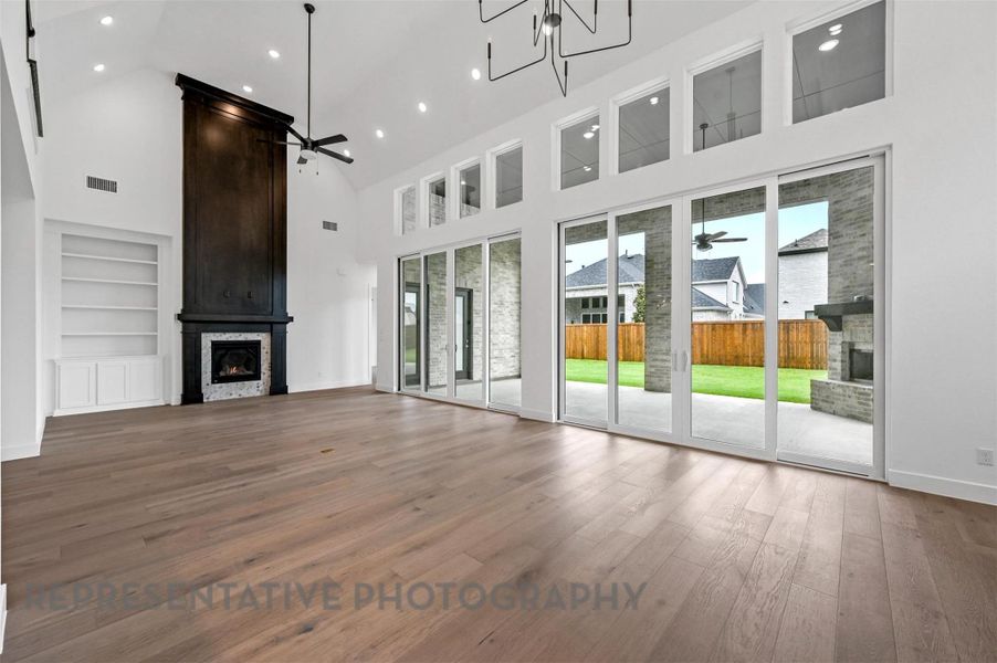 Spacious, unfurnished interior of a new home in Elyson: 80ft. lots, Katy (Image 13).