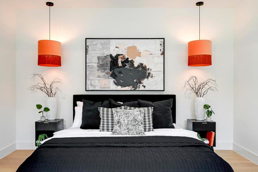 Furnished interior view inside a new home in , Austin (Image 33). Furnished interior view inside a new home in , Austin (Image 33).