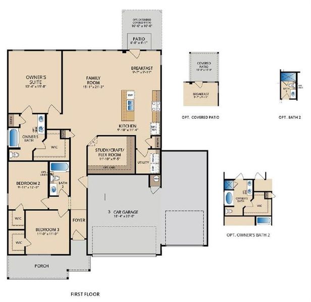 StocktonFloorplan  3 Car