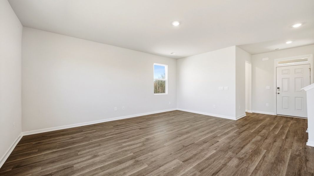 Representative unfurnished interior of a home built from the Flora by D.R. Horton in Fox Crossing, Griffin (Image 18).