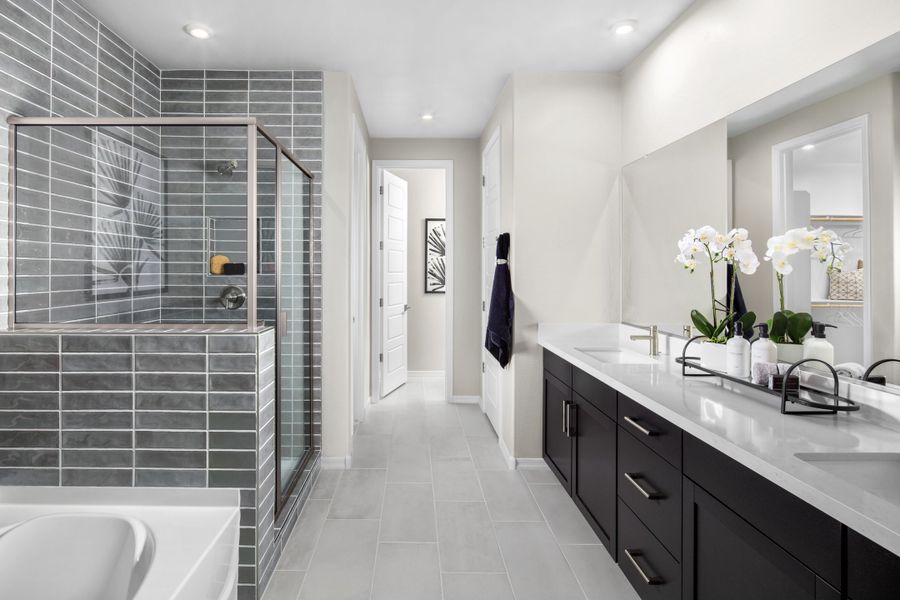 Representative furnished interior of a home built from the Savannah by Beazer Homes in Tirreno at IronWing, Litchfield Park (Image 7).