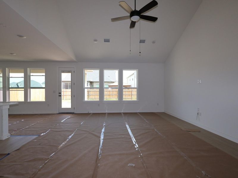 In-progress construction of a new home in Barksdale, Leander, TX (Image 27).