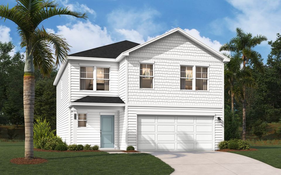 Representative exterior photo of a completed home built from the Frazier by Stanley Martin Homes in Essence at Bent Creek Village, Thomson, GA (Image 57). Representative exterior photo of a completed home built from the Frazier by Stanley Martin Homes in Essence at Bent Creek Village, Thomson, GA (Image 57).