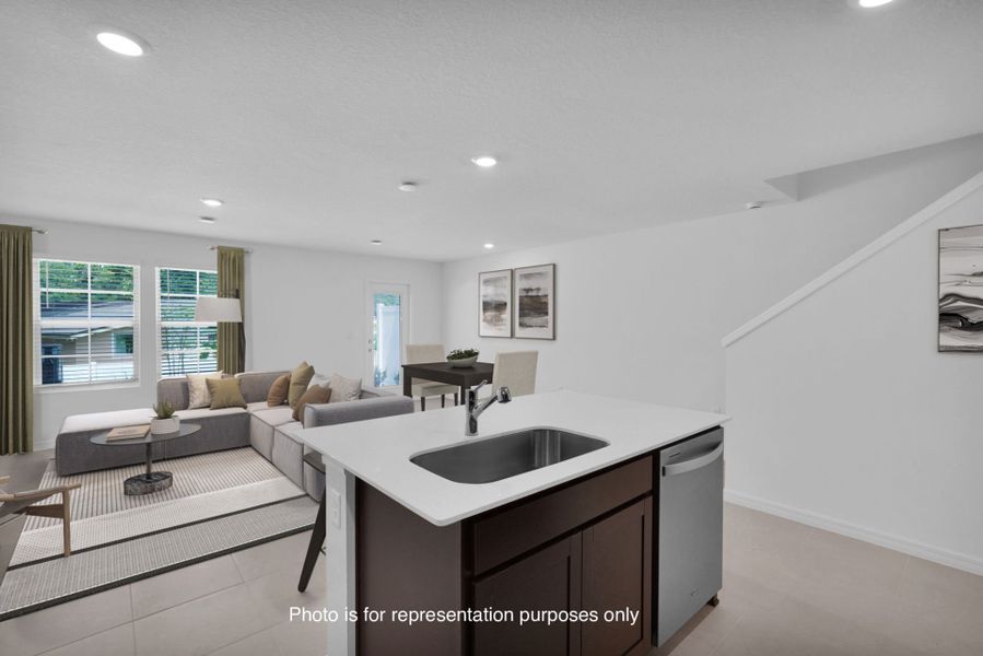 Furnished interior view inside a new home in Normandy Pines, Jacksonville (Image 5).