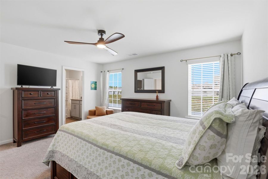 Furnished interior view inside a new home in Secrest Commons, Monroe (Image 15).