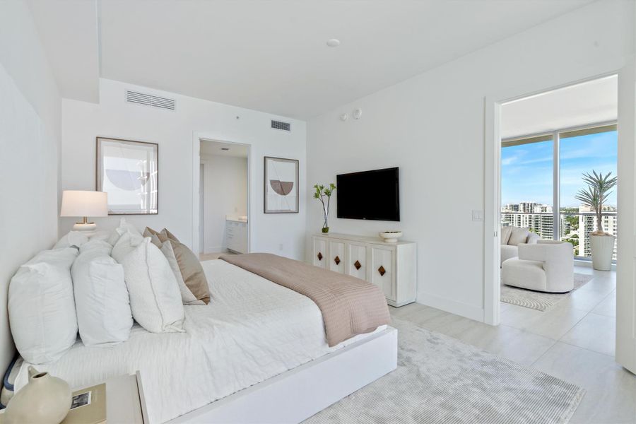 Furnished interior view inside a new home in , Fort Lauderdale (Image 15). Furnished interior view inside a new home in , Fort Lauderdale (Image 15).