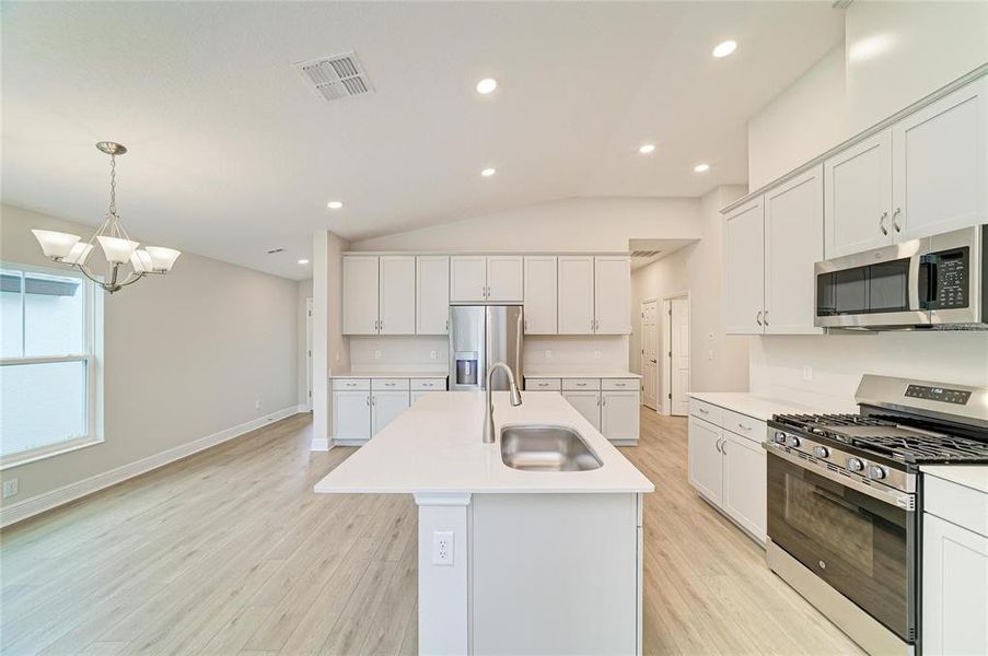 Furnished interior view inside a new home in Crosswind Point, Parrish (Image 7).