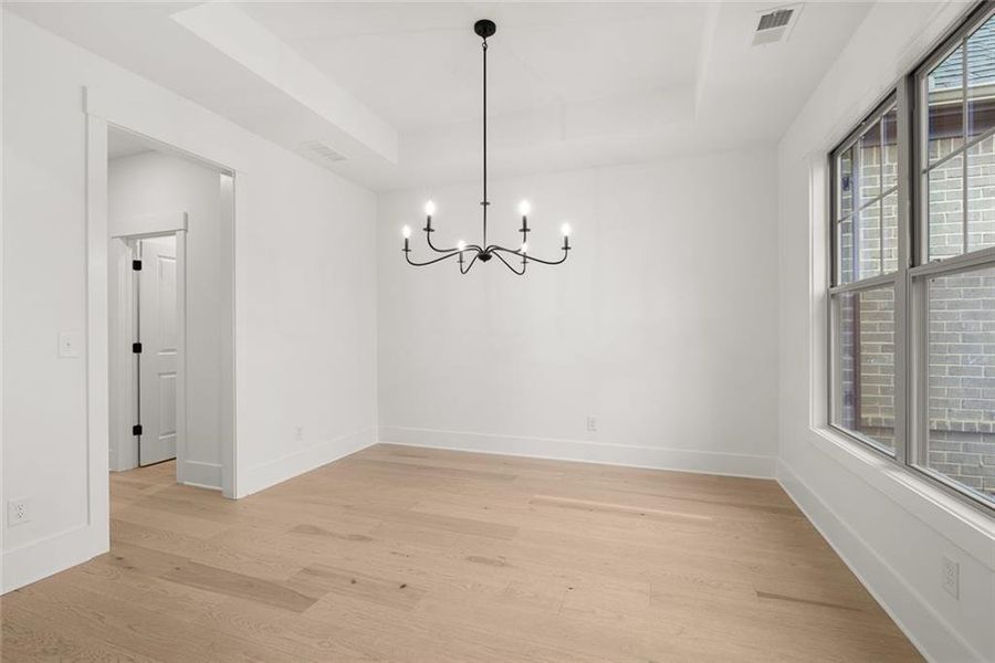 Spacious, unfurnished interior of a new home in Soleil Belmont Park, Canton (Image 54).