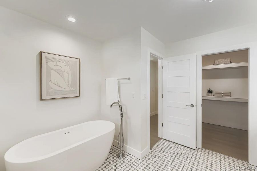 Furnished interior view inside a new home in , Denver (Image 18).