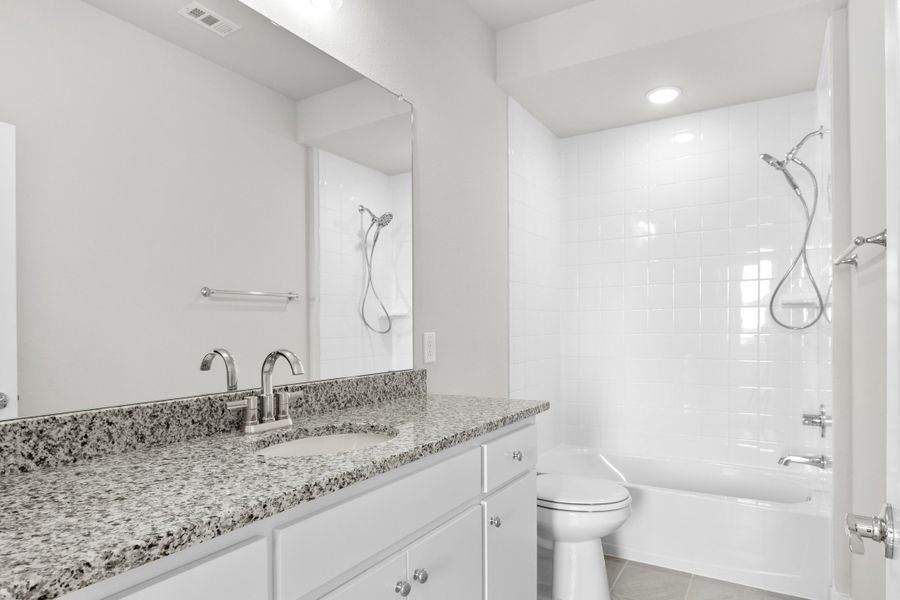 Furnished interior view inside a new home in Wildridge, Oak Point (Image 12).