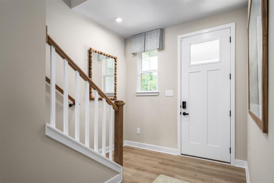 Representative unfurnished interior of a home built from the Geneva with 3 Car Garage by Ryan Homes in Middle Creek Village, Bolivia (Image 20).
