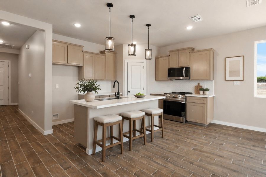 Furnished interior view inside a new home in Paloma Ranch, Harlingen (Image 4).