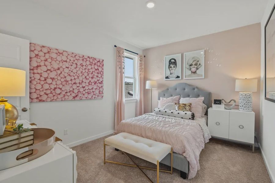 Representative furnished interior of a home built from the Peyton by Chesmar Homes in Nolina, Georgetown (Image 7).
