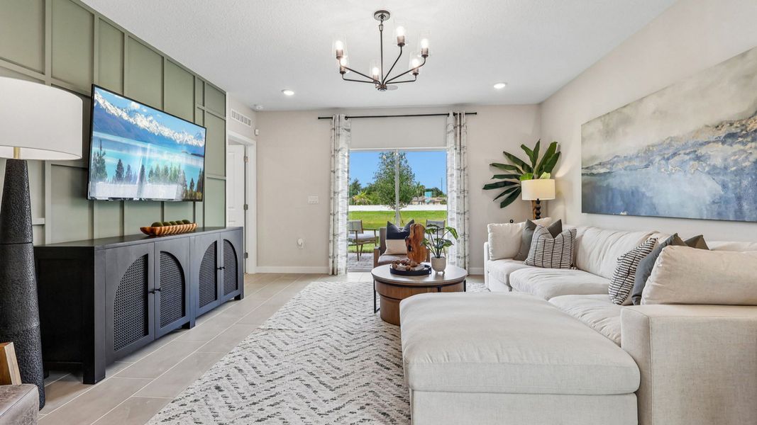 Representative furnished interior of a home built from the Flagler by DRB Homes in Liberty Trace, Haines City (Image 10).