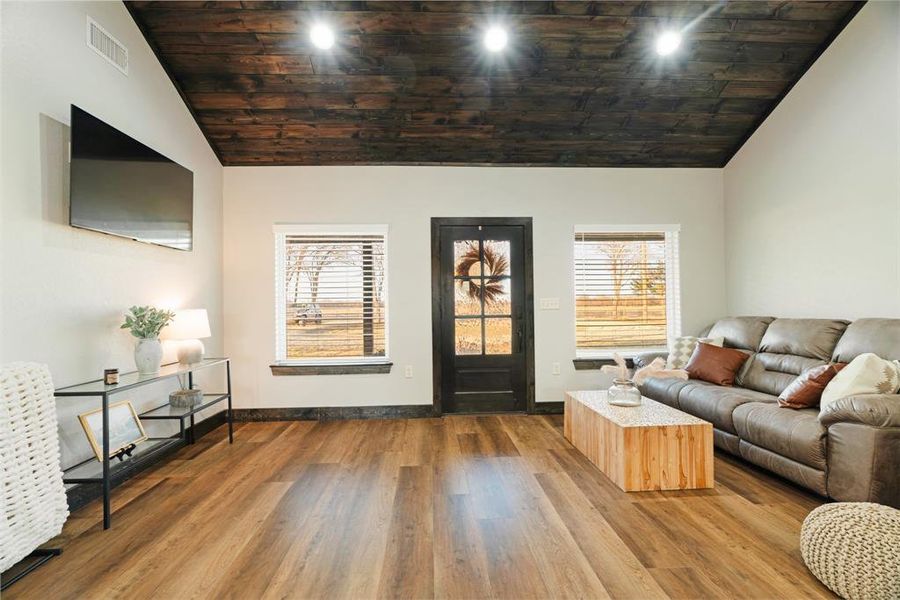 Furnished interior view inside a new home in , Honey Grove (Image 11).