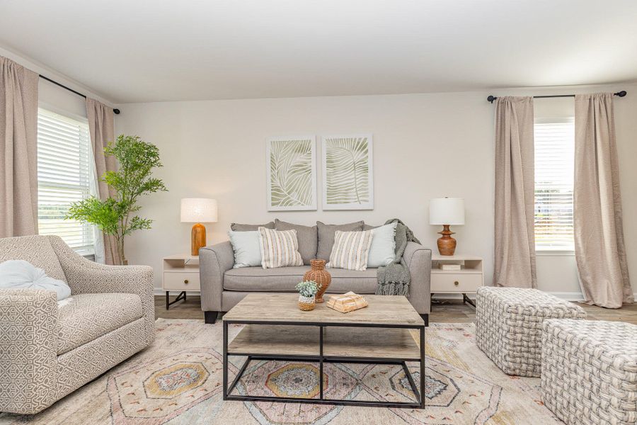 Furnished interior view inside a new home in Mulberry Landing, Orangeburg (Image 12).
