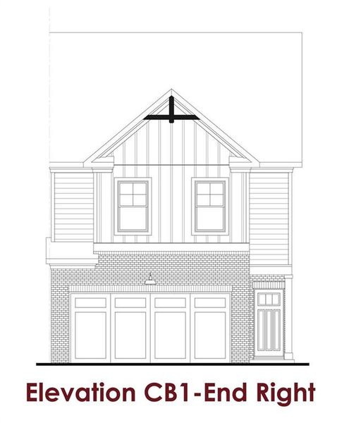 Front exterior of a new home in The Towns at Auburn Station West, Auburn, GA, highlighting curb appeal (Image 1). Front exterior of a new home in The Towns at Auburn Station West, Auburn, GA, highlighting curb appeal (Image 1).