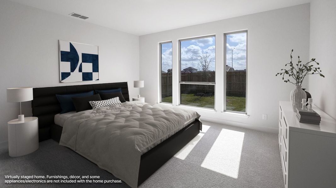 Furnished interior view inside a new home in The Parklands, Schertz (Image 6).