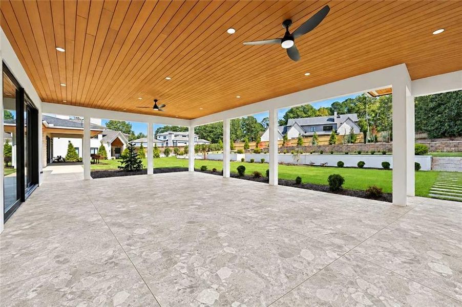 Exterior details and patio area of a home in , Suwanee (Image 4).