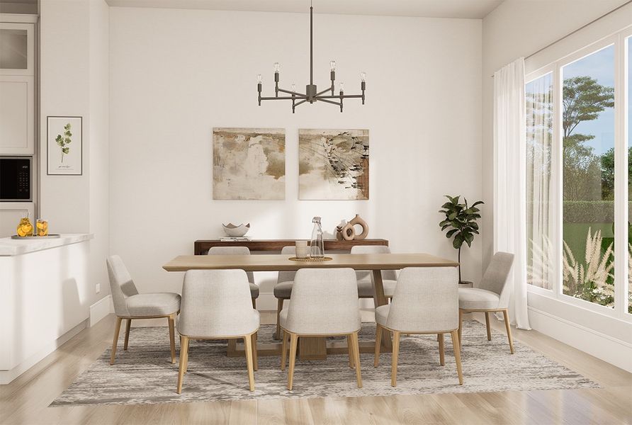 Representative furnished interior of a home built from the Catalina by Landon Homes in Fields - Brookside North, Frisco (Image 9). Representative furnished interior of a home built from the Catalina by Landon Homes in Fields - Brookside North, Frisco (Image 9).