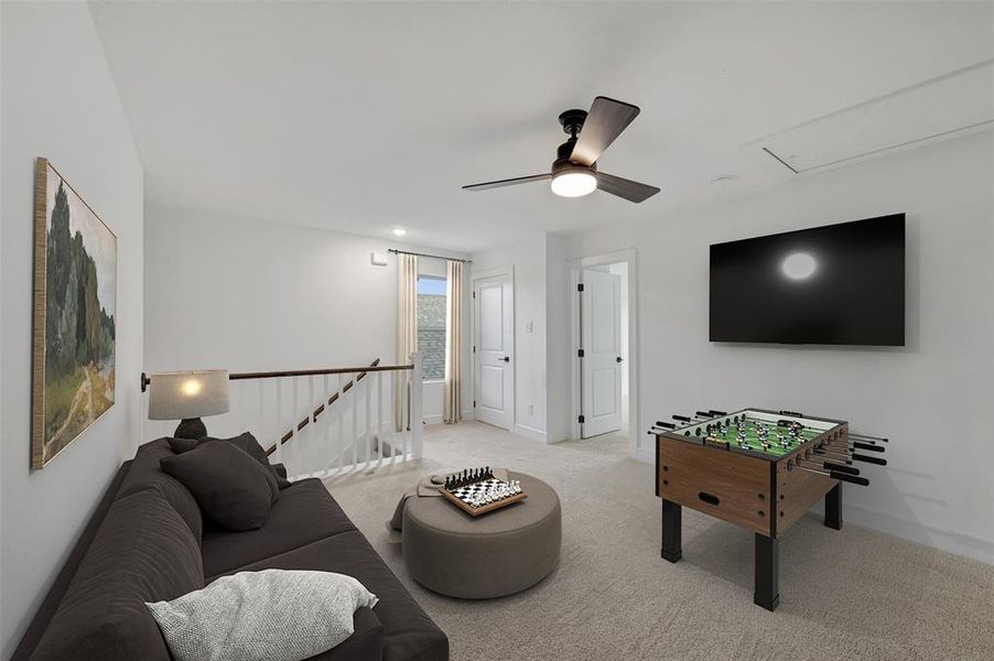 Furnished interior view inside a new home in Heritage Ranch, Sherman (Image 24).