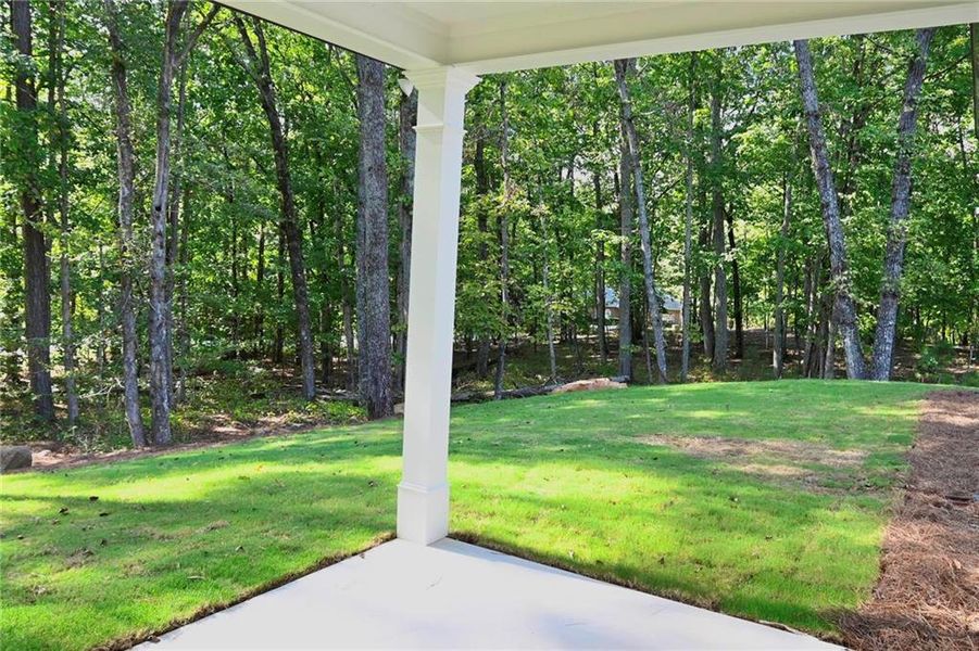 Exterior details and patio area of a home in , Villa Rica (Image 39).