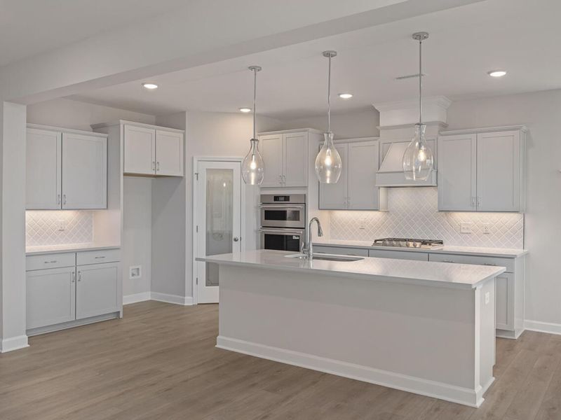 Furnished interior view inside a new home in Tobacco Road, Angier (Image 3).