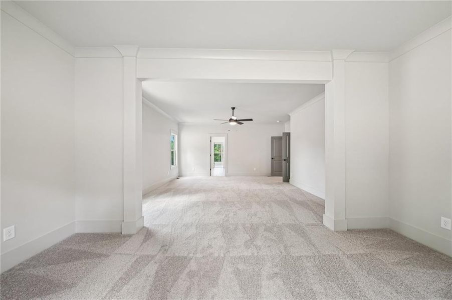 Spacious, unfurnished interior of a new home in Steeplechase, Hoschton (Image 26).