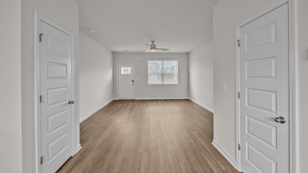 Representative unfurnished interior of a home built from the Brandon by D.R. Horton in Windsor Meadows, Augusta (Image 15). Representative unfurnished interior of a home built from the Brandon by D.R. Horton in Windsor Meadows, Augusta (Image 15).