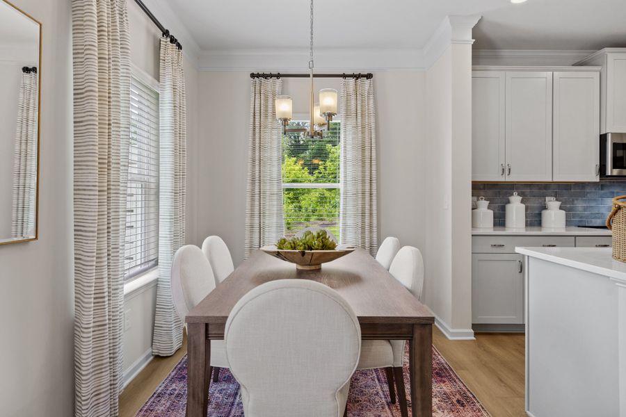 Furnished interior view inside a new home in Townes At The Stiles, Cartersville (Image 6).