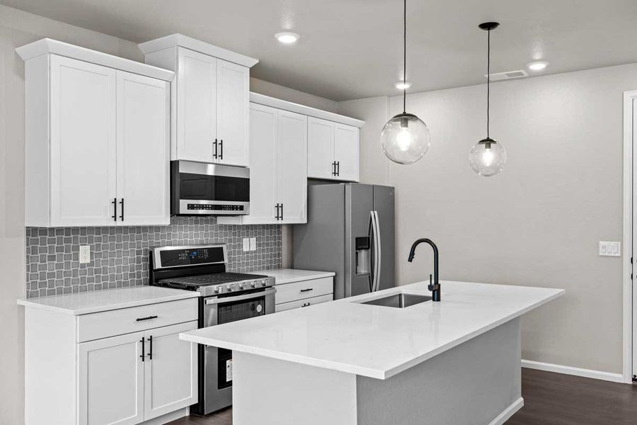 Furnished interior view inside a new home in Ralston Creek, Arvada (Image 10).