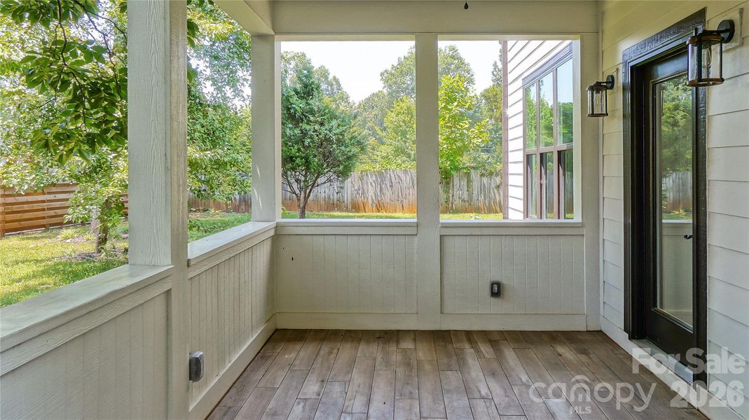 Exterior details and patio area of a home in , Charlotte (Image 21).