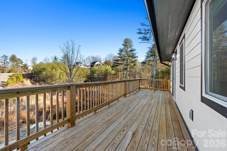 Exterior details and patio area of a home in , Weaverville (Image 30).