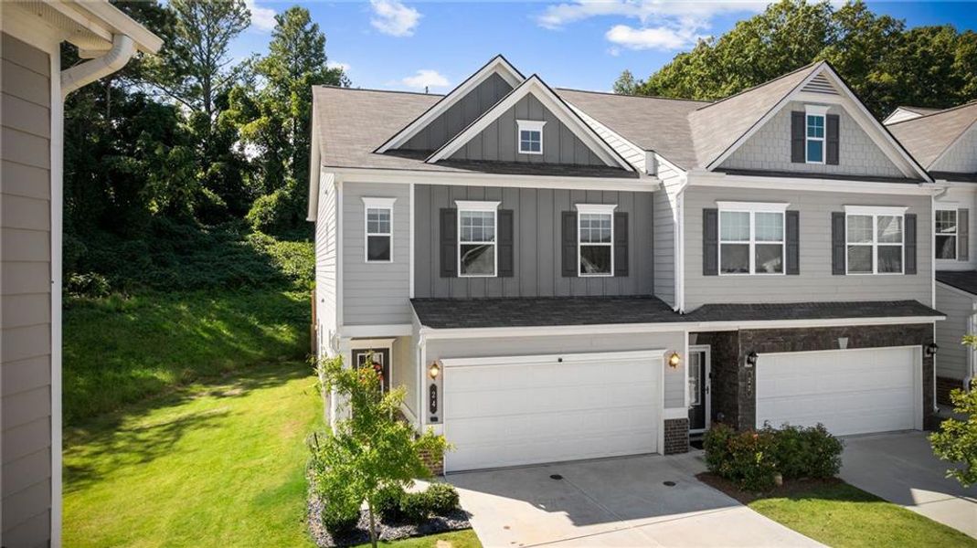 Front exterior of a new home in , Jasper, GA, highlighting curb appeal (Image 2).