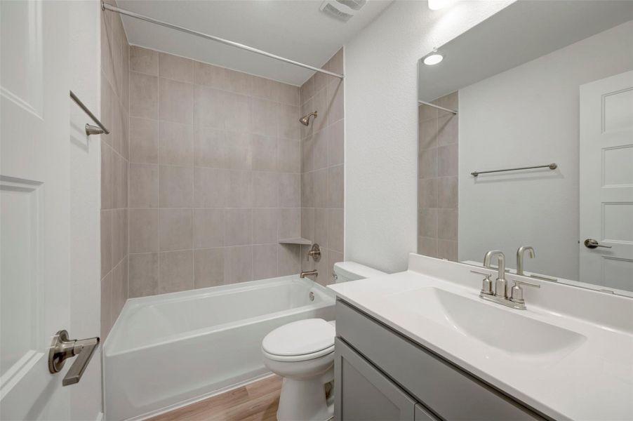 Furnished interior view inside a new home in Hallimore Ranch, Rosenberg (Image 6).