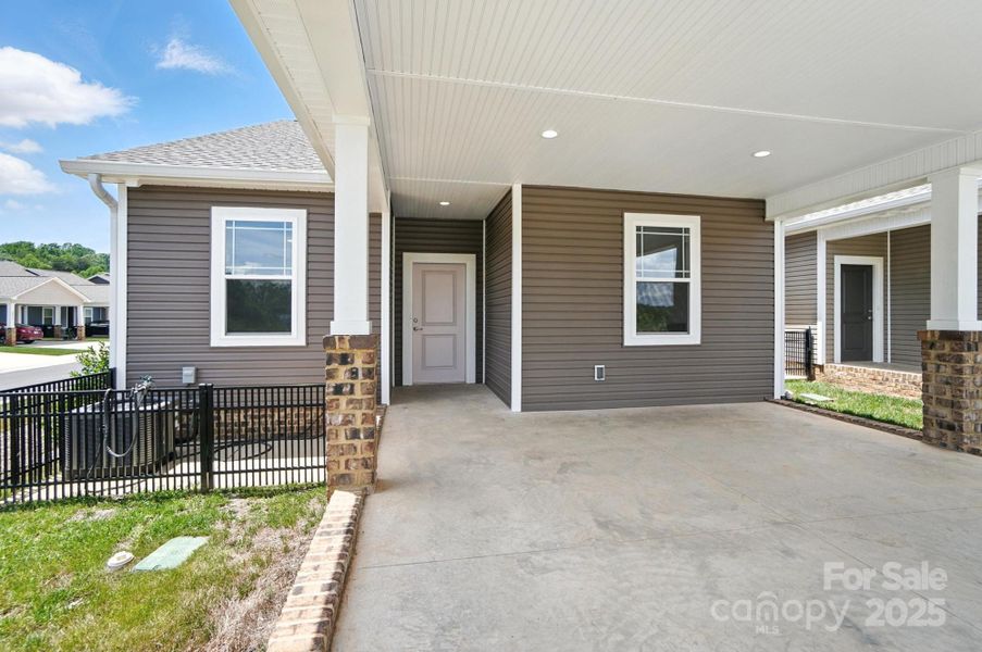 Front exterior of a new home in , Hickory, NC, highlighting curb appeal (Image 2).