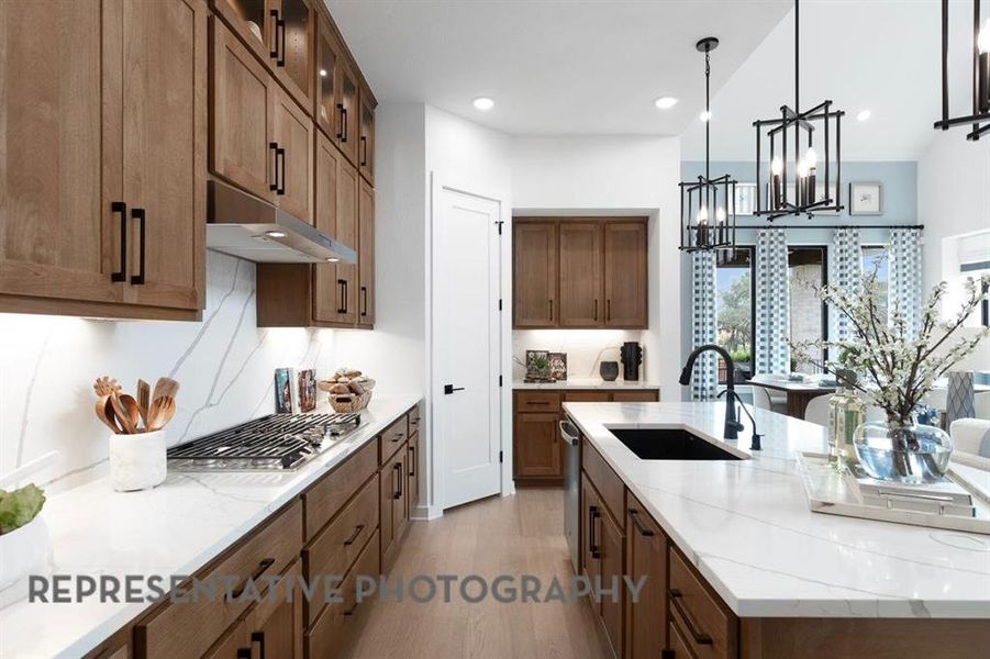 Furnished interior view inside a new home in Sandbrock Ranch, Aubrey (Image 9).