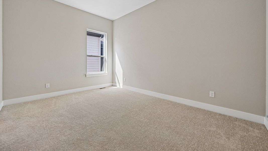 Comfortable secondary bedroom designed for everyday living