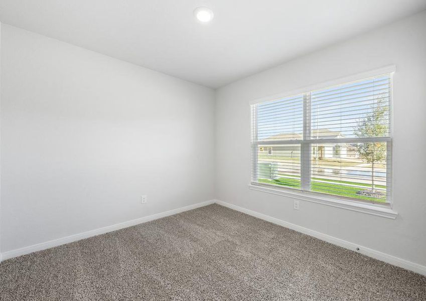 The secondary bedrooms of the Rio Grande are a great space for children's bedrooms or guest rooms.