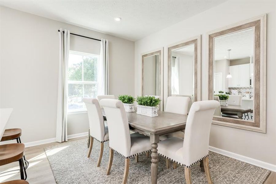 Representative furnished interior of a home built from the Beethoven by Ryan Homes in The Towns at Millwood, Charlotte (Image 4).