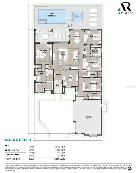 2D floor plan layout of this home in , Orlando, FL (Image 4).