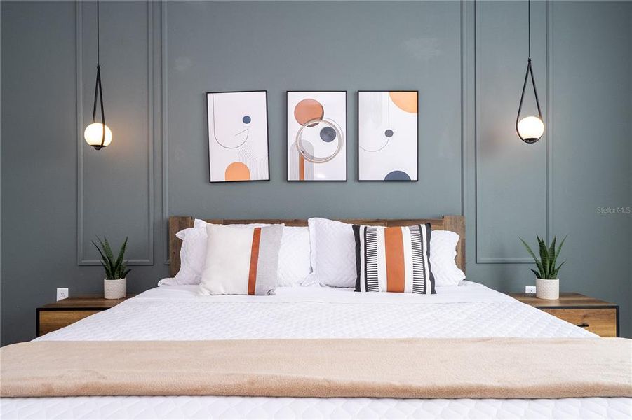 Furnished interior view inside a new home in , Kissimmee (Image 44).