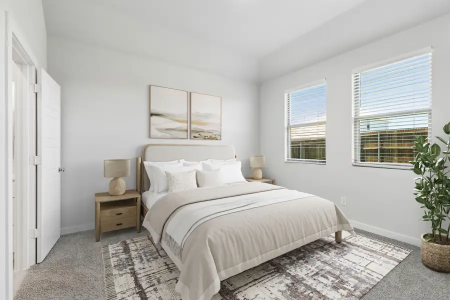 Primary Suite in the Cypress home plan by Trophy Signature Homes - REPRESENTATIVE PHOTO