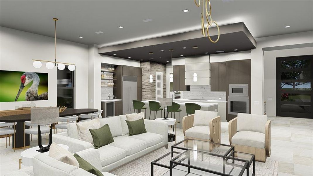 Furnished interior view inside a new home in , Fort Myers (Image 5).