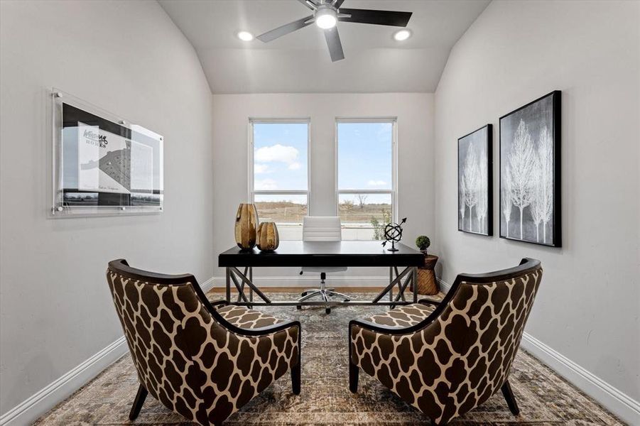 Furnished interior view inside a new home in University Park at Northpointe, Denton (Image 21).