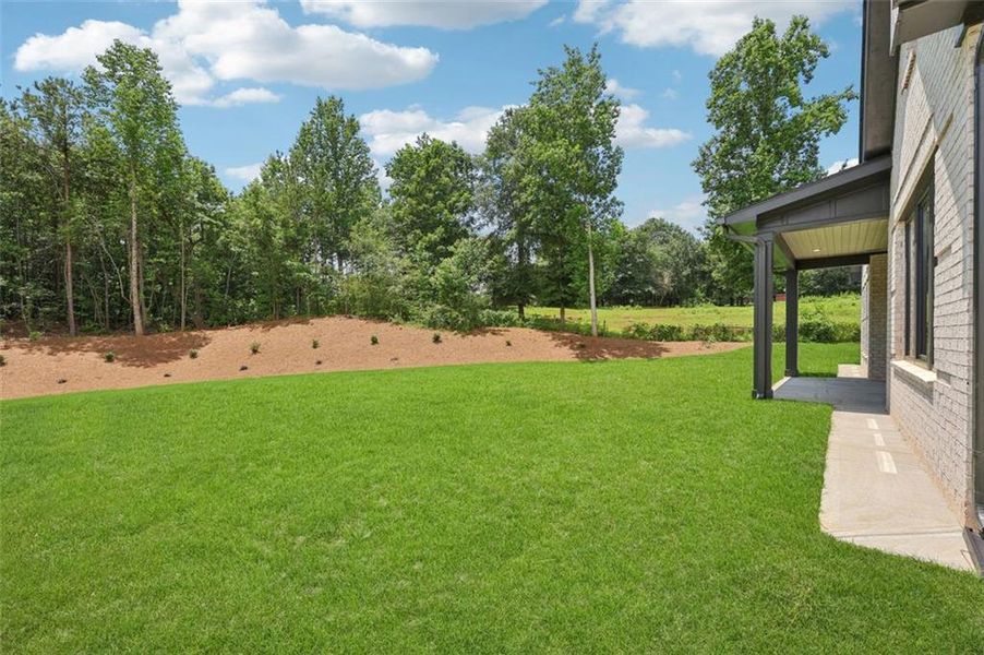 Front exterior of a new home in , Braselton, GA, highlighting curb appeal (Image 49). Front exterior of a new home in , Braselton, GA, highlighting curb appeal (Image 49).