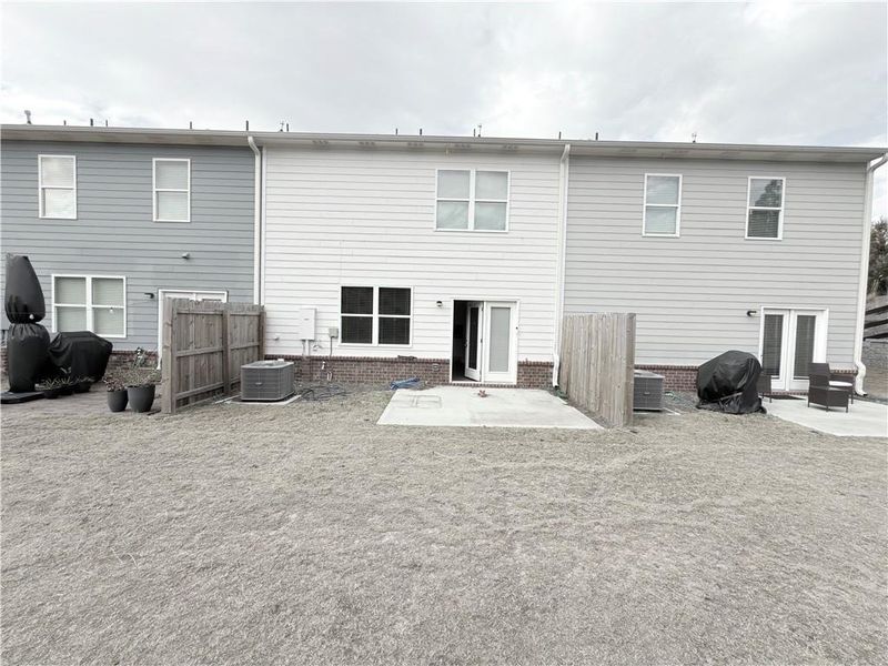 Exterior details and patio area of a home in , Buford (Image 4).