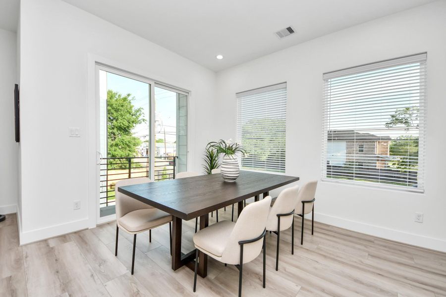 Furnished interior view inside a new home in Hammerly Blvd, Houston (Image 11).